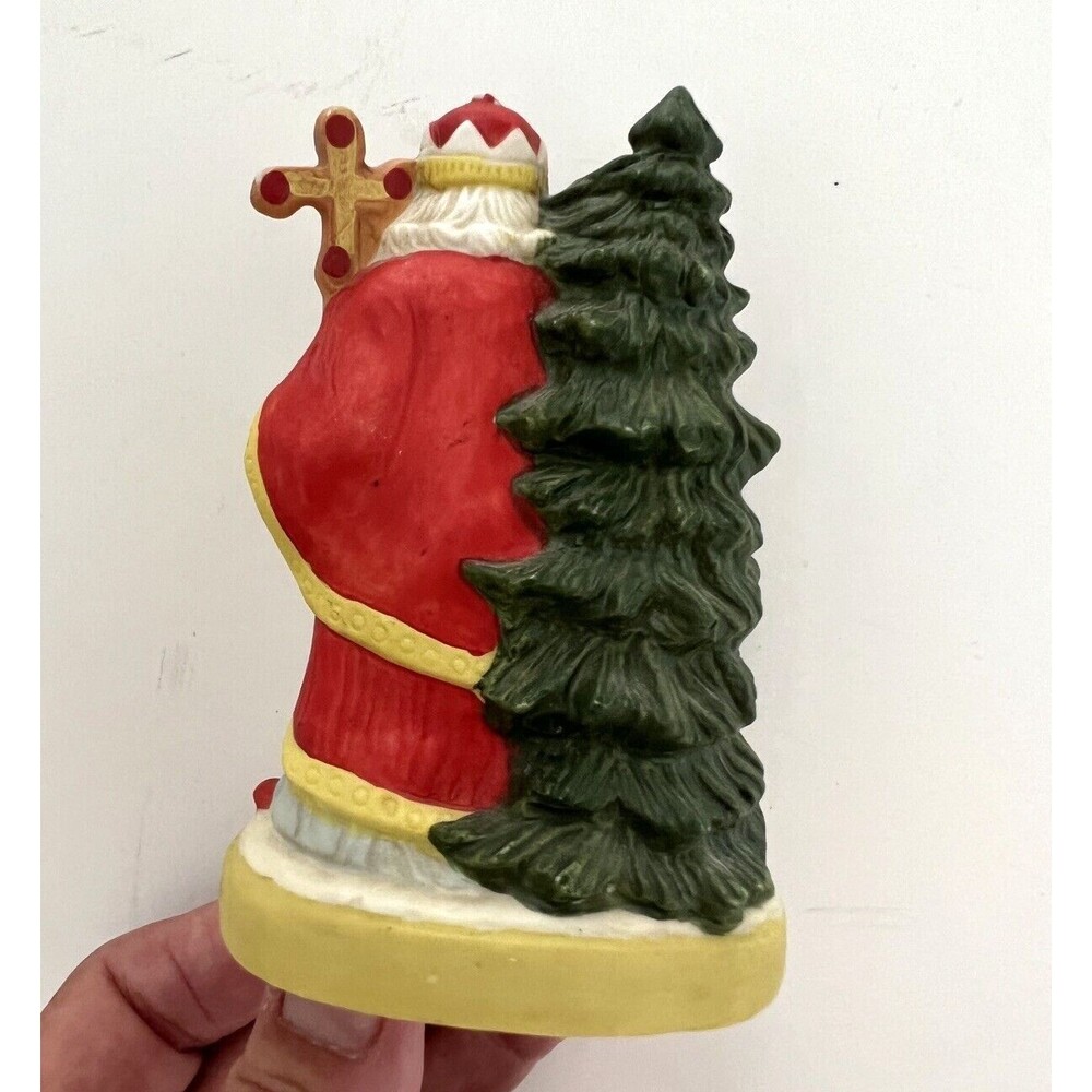 Vintage Santa Claus Christmas Statues 4 in Tall Country - Spain Portugal Poland - Picture 11 of 16